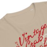 Unisex organic cotton t-shirt "Crab Festival / Vintage Serie"