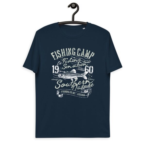 Unisex organic cotton t-shirt "Fishing Camp / Vintage Serie"