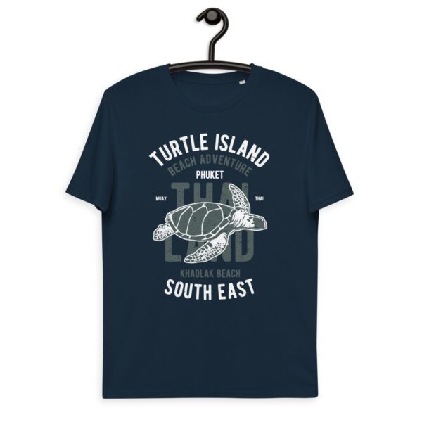 Unisex organic cotton t-shirt "Turtle Island / Vintage Serie"