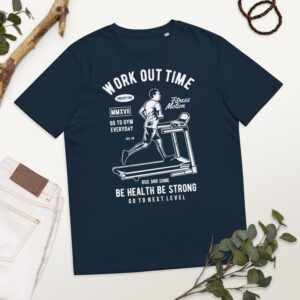 Unisex organic cotton t-shirt "Work Out Time / Vintage Serie"