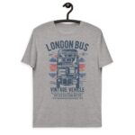 Unisex organic cotton t-shirt "London Bus / Vintage Serie"