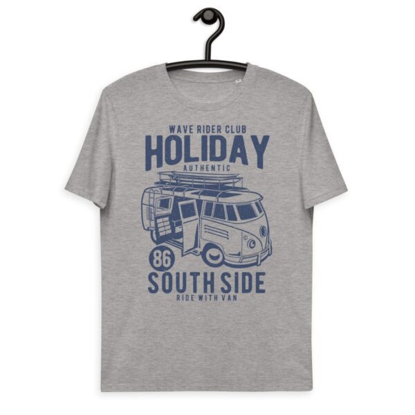 Unisex organic cotton t-shirt “Holiday Surf Van / Vintage Serie”