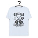 Unisex organic cotton t-shirt “Rockstar / Vintage Serie”