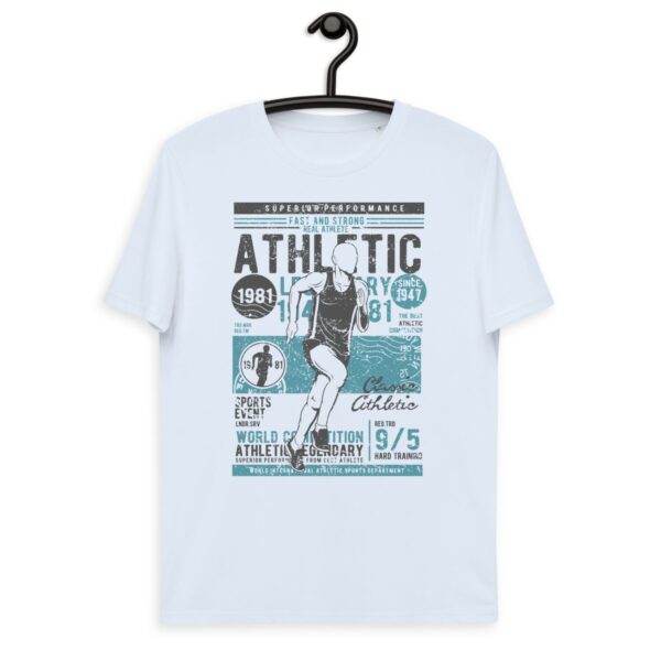 Unisex organic cotton t-shirt Real Athlete / Vintage