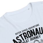 Unisex organic cotton t-shirt Astronaut / Vintage