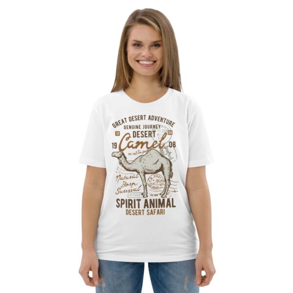 Unisex organic cotton t-shirt “Camel / Vintage Serie”