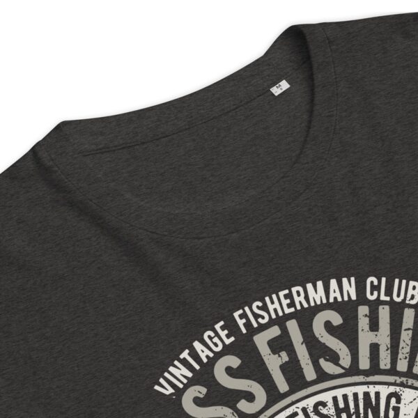 Unisex organic cotton t-shirt Bass Fishing Club / Vintage