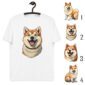 Unisex organic cotton t-shirt “Akita Inu Dog”