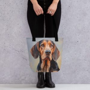 Tote bag "American English Coonhound"