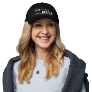 Dad hat "Life is better with a Beagle"