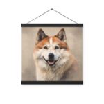 Poster with hangers "Akita"