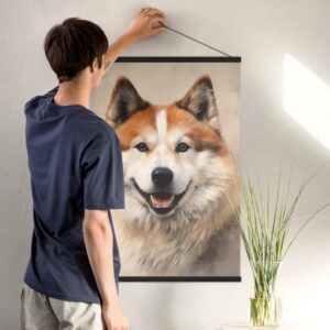 Poster with hangers "Akita"
