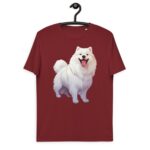 Unisex organic cotton t-shirt "Samoyed dog"