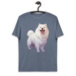 Unisex organic cotton t-shirt "Samoyed dog"