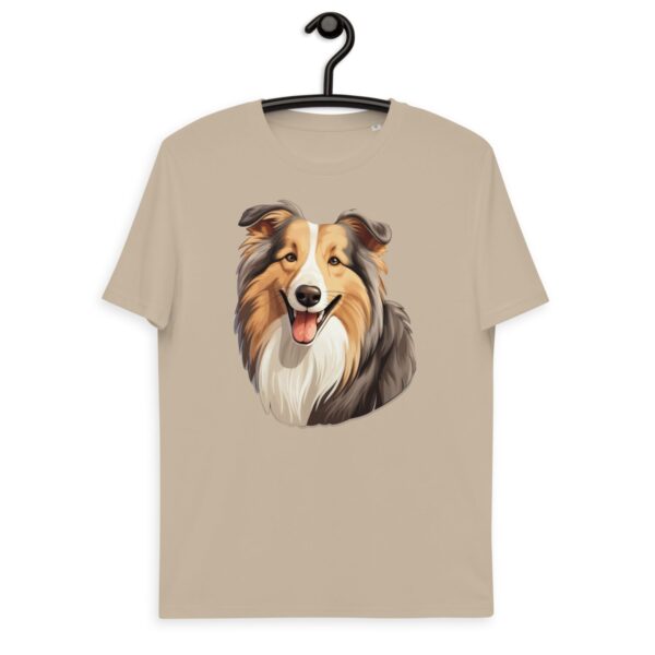 Unisex organic cotton t-shirt “Afghan Collie Dog”