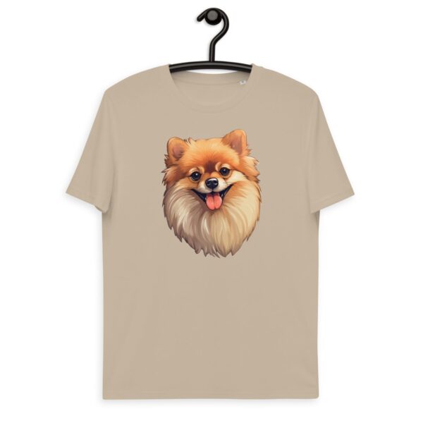 Unisex organic cotton t-shirt “Pomeranian Dog”