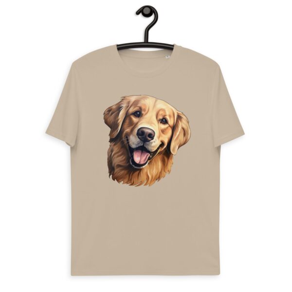 Unisex organic cotton t-shirt “Golden Retriever Dog”