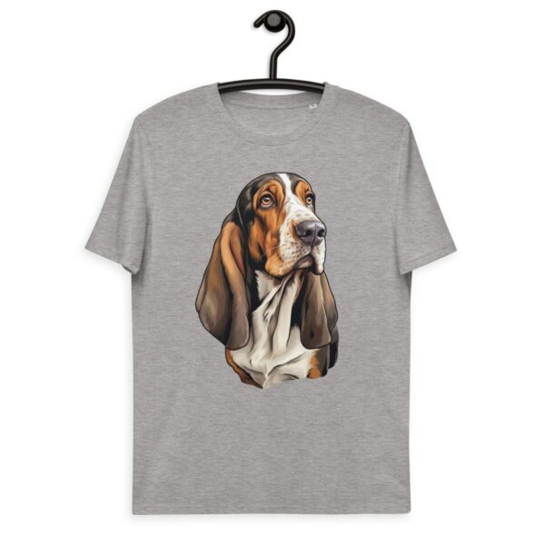 Unisex organic cotton t-shirt "Basset Hound Dog"