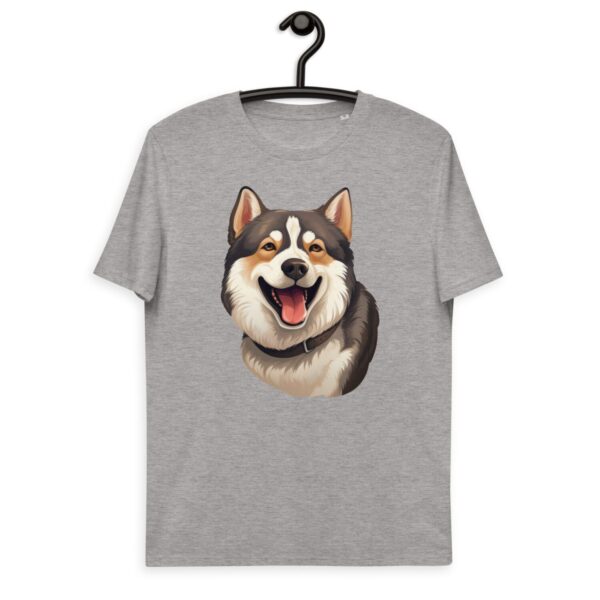 Unisex organic cotton t-shirt "Akita dog"