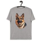 Unisex organic cotton t-shirt "German Shepherd dog"