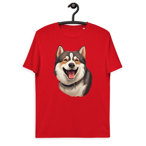 Unisex organic cotton t-shirt "Akita dog"
