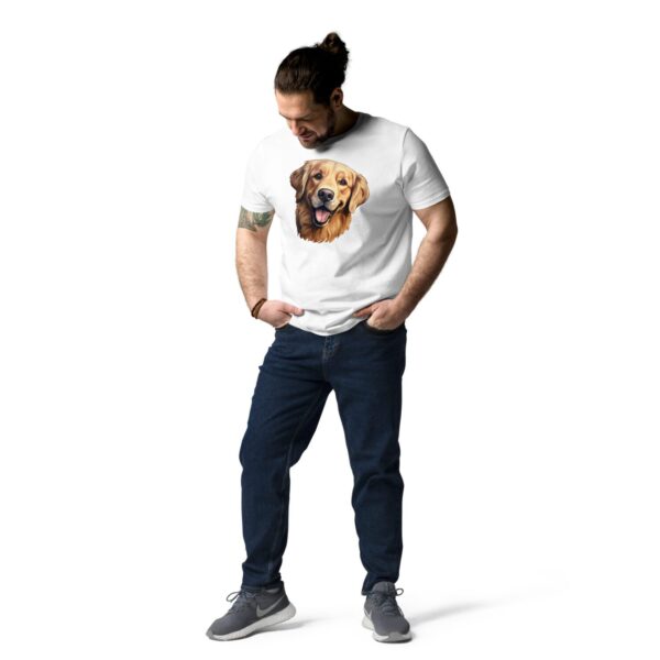 Unisex organic cotton t-shirt “Golden Retriever Dog”