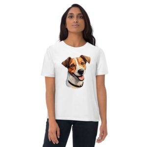Unisex organic cotton t-shirt "Jack Russel Terrier Dog"