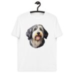 Unisex organic cotton t-shirt “Bearded Collie Dog”