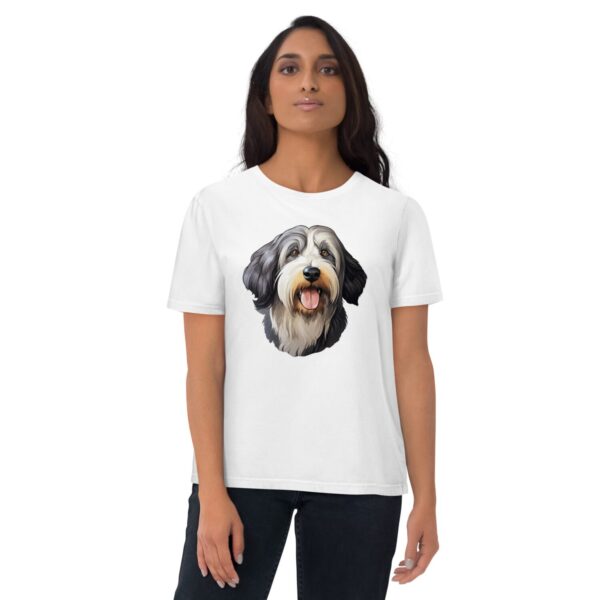 Unisex organic cotton t-shirt “Bearded Collie Dog”