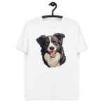 Unisex organic cotton t-shirt "Border Collie dog"