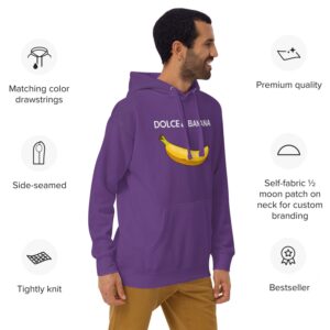 Infographic: hoodie DOLCE & BANANA