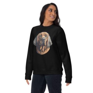 Unisex Premium Sweatshirt "Bloodhound Dog"