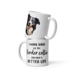 Coffee mug “Border Collie” with funny slogan