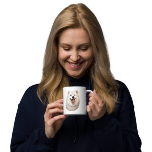 Coffee mug “Samoyed” with funny slogan