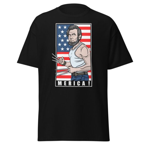 Classic tee “Lincoln Wolverine” | Caricature print