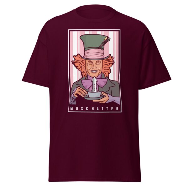 Classic tee “Musk Hatter” | Caricature print