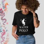 Water Polo – black T-shirt with parody print