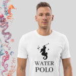 Water Polo – white T-shirt with parody print